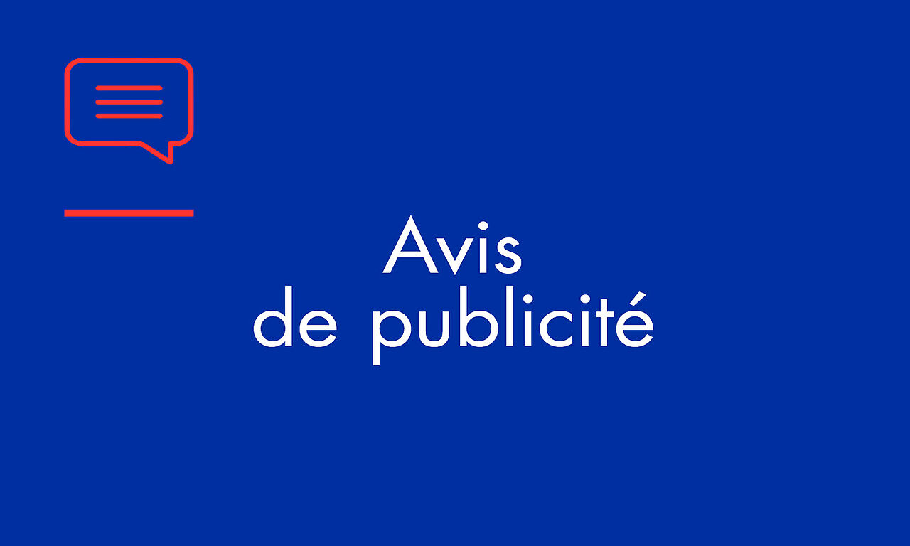 Avis de publicité manifestation dintérêt spontanée autorisation d